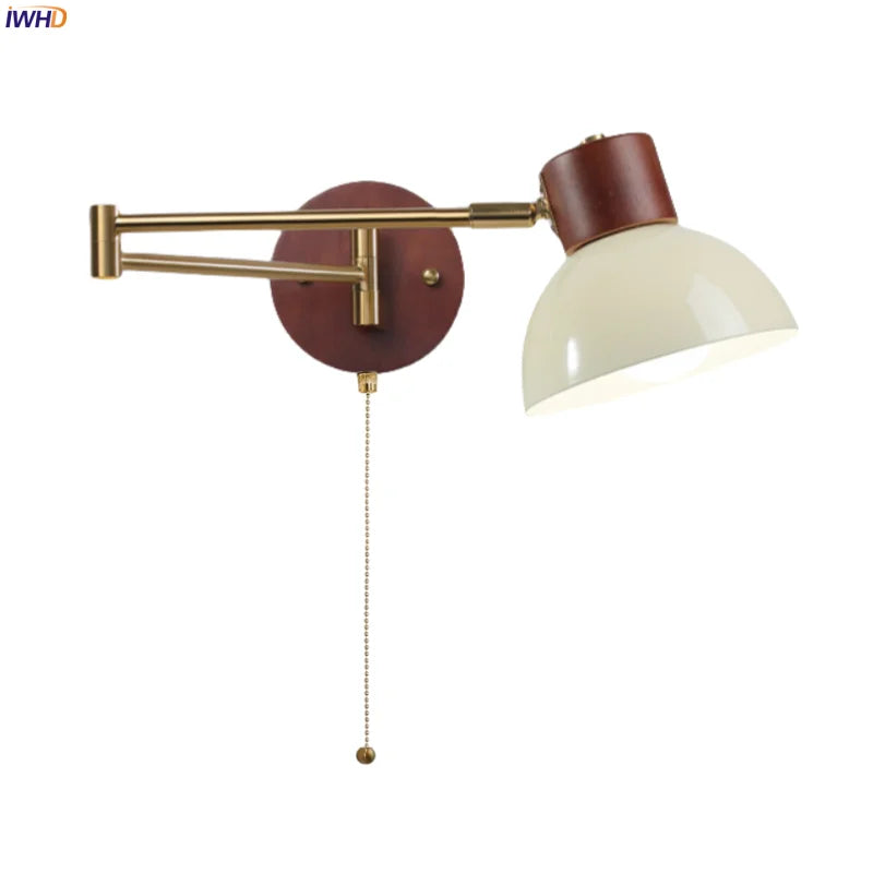 Creamy Iron Lamp