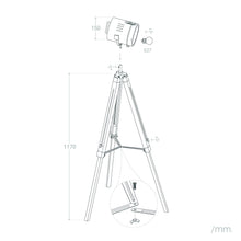 Cargar imagen en el visor de la galería, Cinema - Lámpara de Pie
