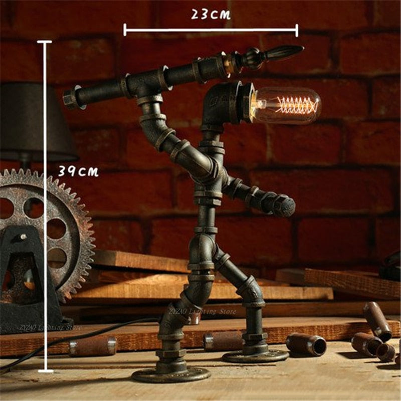 Edson Tubo Robot Lamp