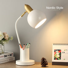 Cargar imagen en el visor de la galería, Nordic White Flexo Lamp
