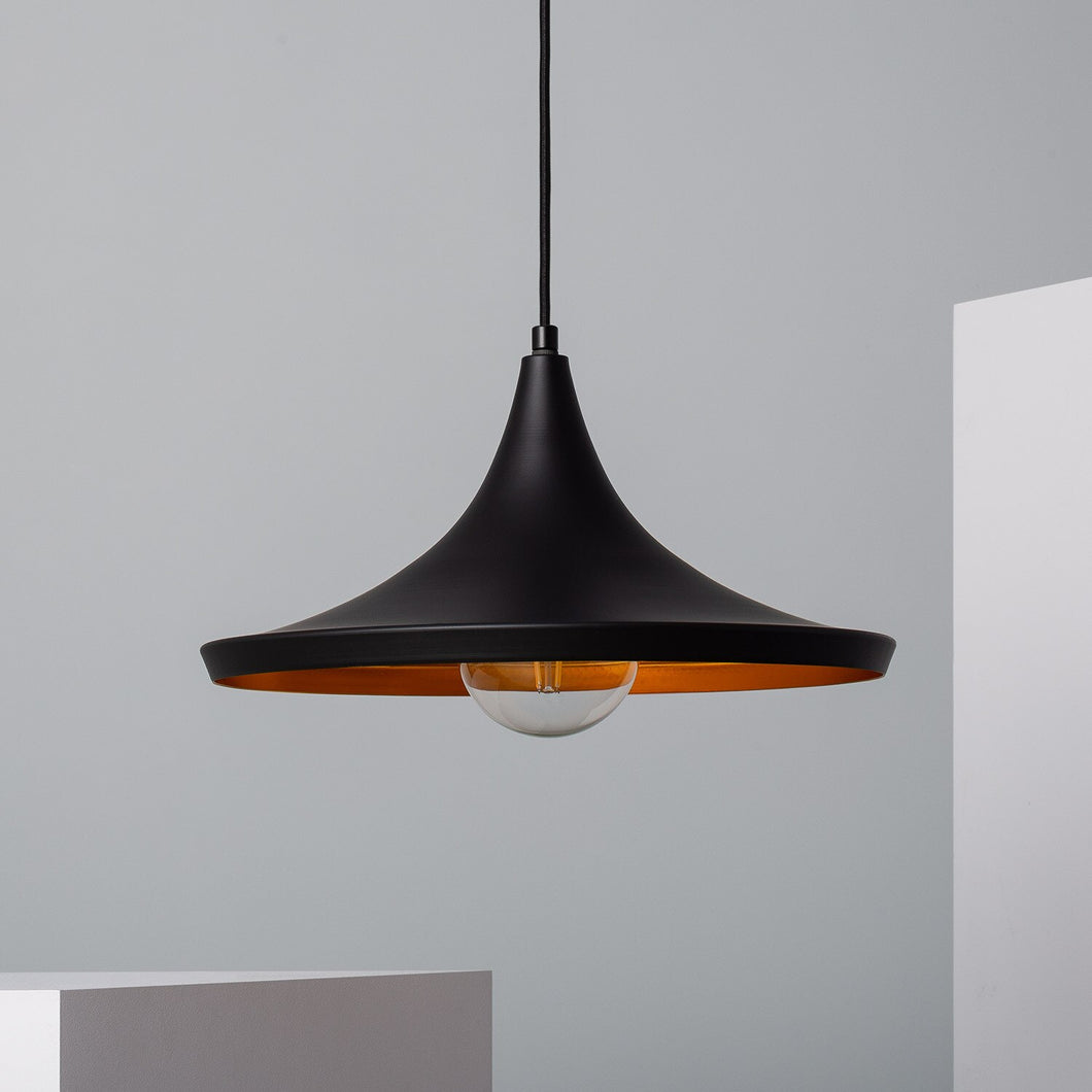 PRESLEY - WHITE, BLACK AND GRAY PENDANT LAMP