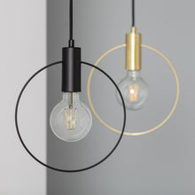 Load image into Gallery viewer, PENDANT - GOLD OR BLACK PENDANT LAMP
