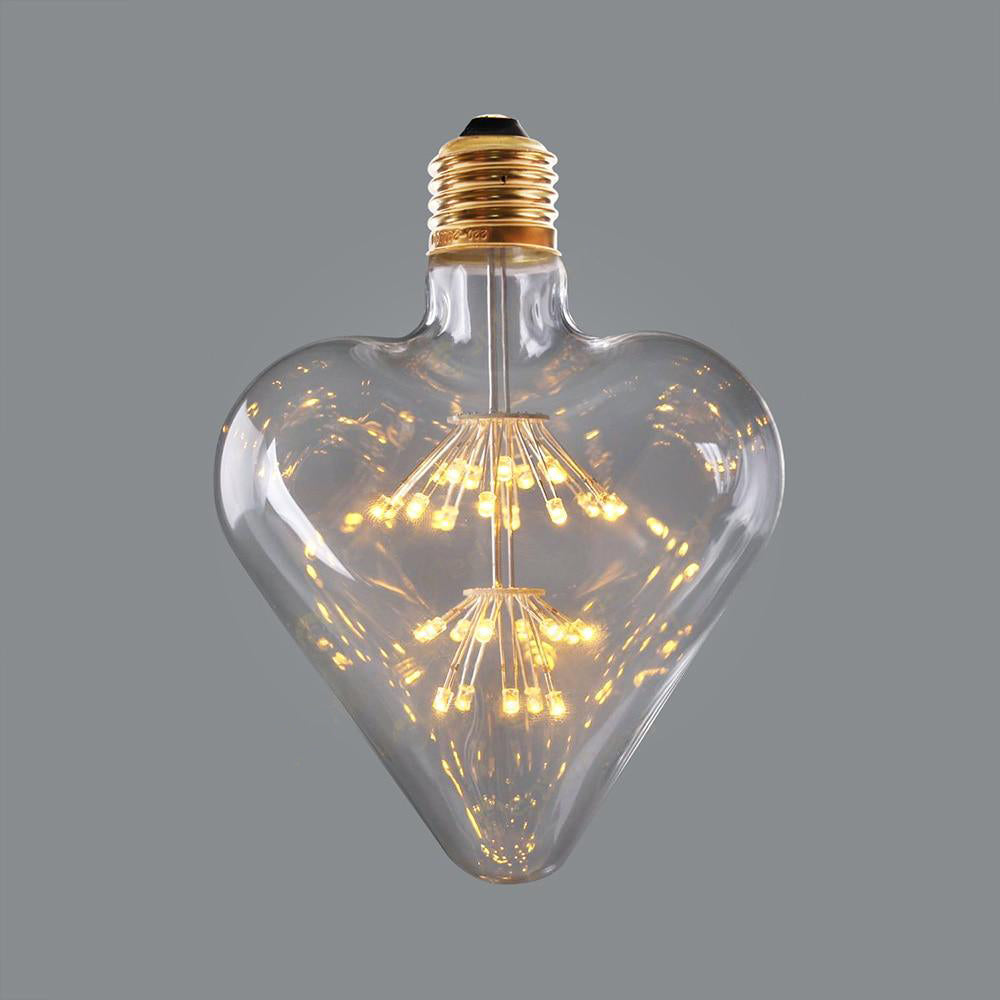 Heart Retro Light Bulb